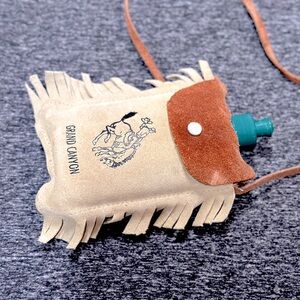 Vintage Grand Canyon leather canteen pouch
